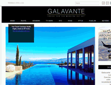 Tablet Screenshot of galavante.com